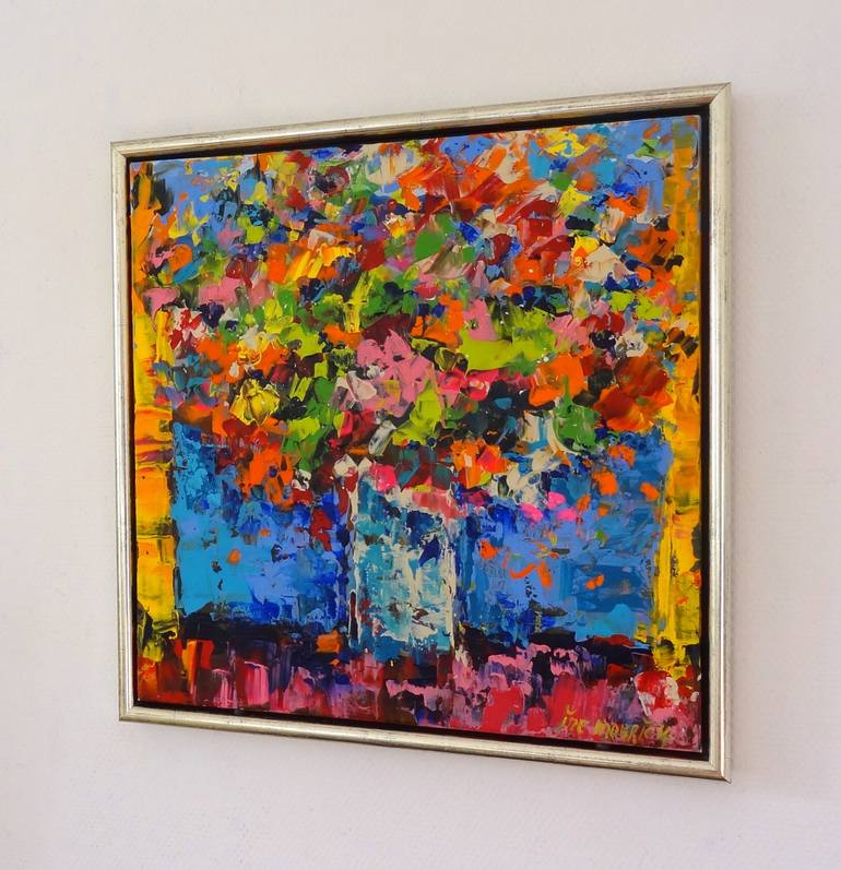 Original Abstract Nature Painting by IneLouise Mourick