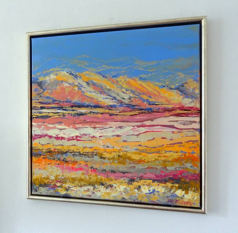 Original Abstract Landscape Painting by Inelouise Mourick