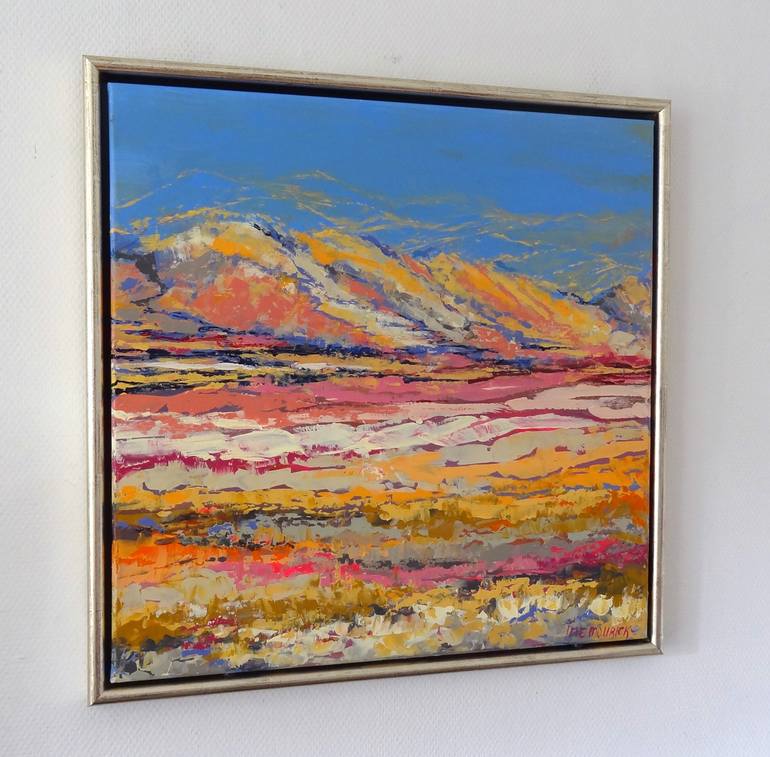 Original Abstract Landscape Painting by Inelouise Mourick