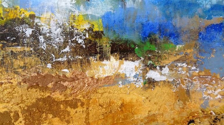 Original Abstract Landscape Painting by Inelouise Mourick