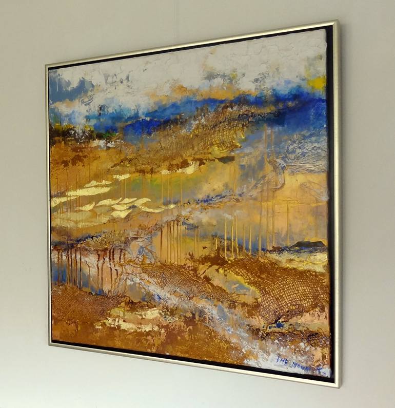 Original Abstract Landscape Painting by Inelouise Mourick