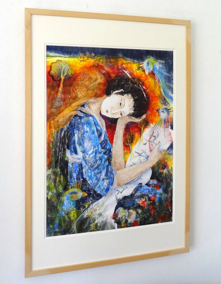 Original Portraiture People Painting by Inelouise Mourick