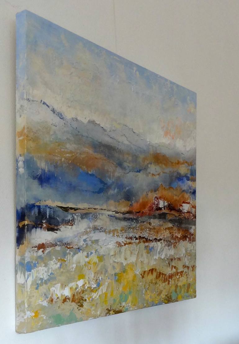 Original Abstract Expressionism Seascape Painting by IneLouise Mourick