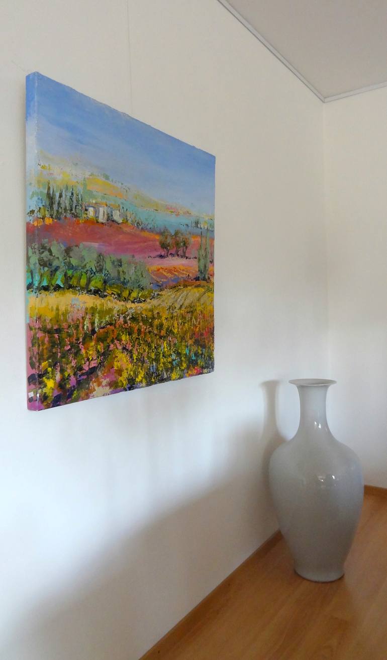 Original Landscape Painting by IneLouise Mourick