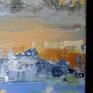 Expressive landscape with water, fields of sand and a blue sky.
Painted in pastel colors and stylized red trees
Dimensions incl. frame: 33.5x33.5x1.6 inch
Color frame: silvergold and black
Ready to hang