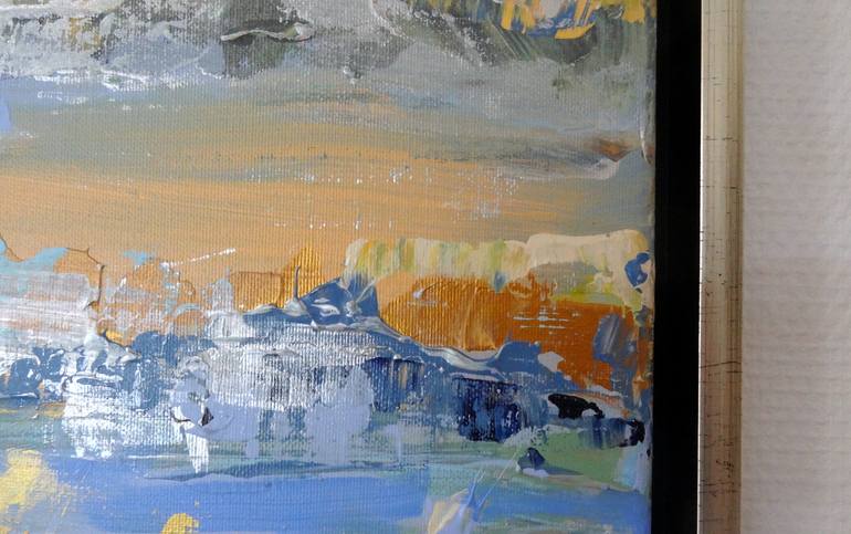 Original Abstract Expressionism Landscape Painting by IneLouise Mourick