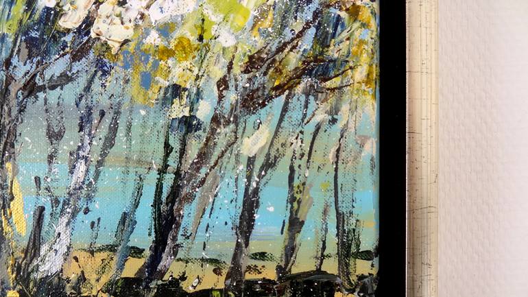 Original Abstract Expressionism Landscape Painting by IneLouise Mourick