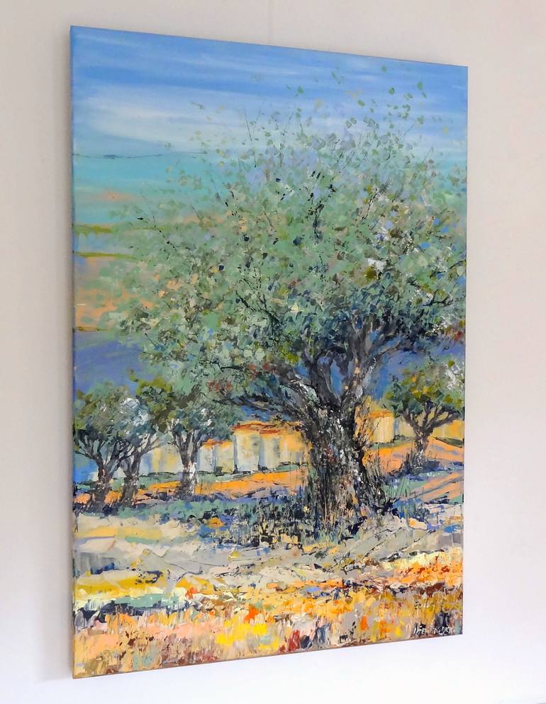 Original Expressionism Landscape Painting by Inelouise Mourick