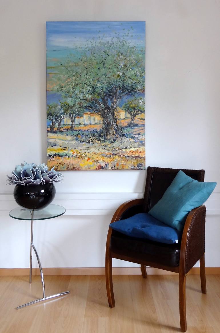 Original Expressionism Landscape Painting by Inelouise Mourick