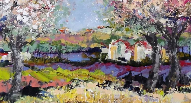 Original Landscape Painting by IneLouise Mourick