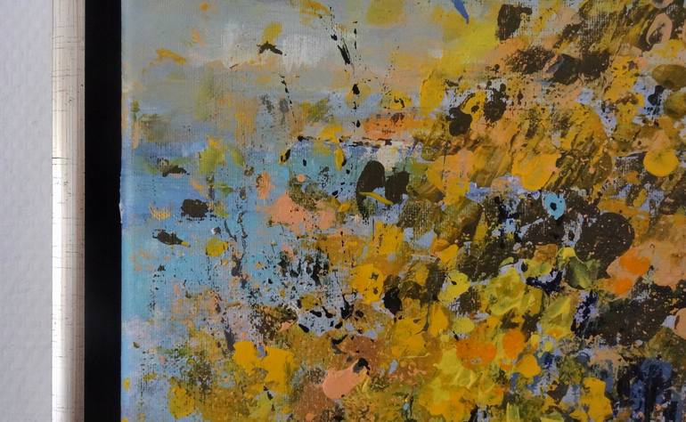 Original Abstract Expressionism Landscape Painting by IneLouise Mourick