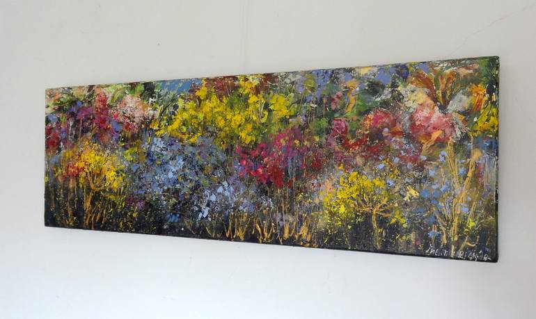 Original Abstract Expressionism Nature Painting by IneLouise Mourick