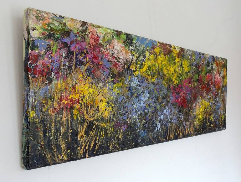 Original Abstract Expressionism Nature Painting by IneLouise Mourick