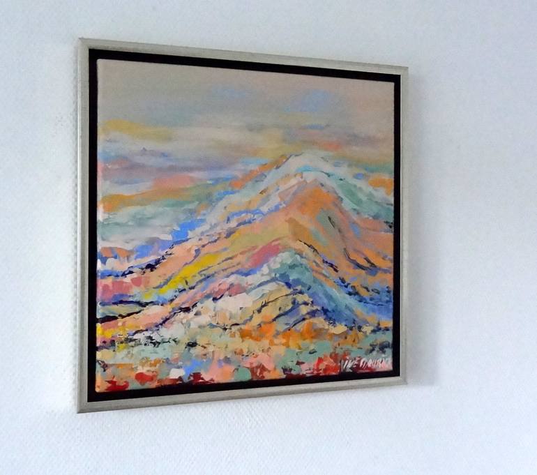 Original Abstract Landscape Painting by IneLouise Mourick