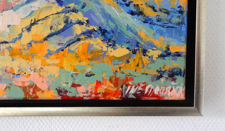 Original Abstract Landscape Painting by IneLouise Mourick