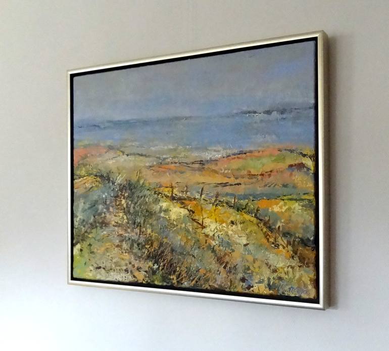 Original Abstract Expressionism Seascape Painting by IneLouise Mourick