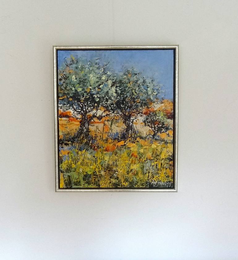 Original Landscape Painting by IneLouise Mourick