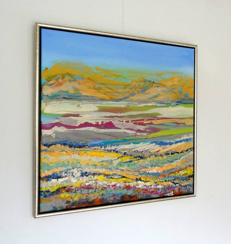 Original Abstract Landscape Painting by Inelouise Mourick