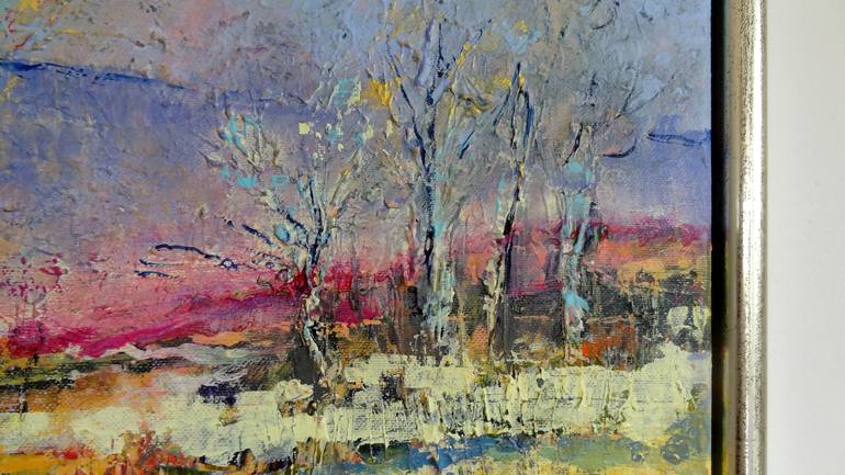 Original Abstract Expressionism Landscape Painting by IneLouise Mourick