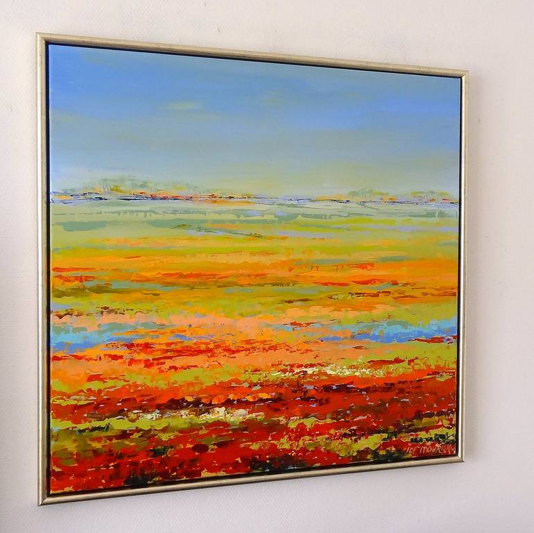 Original Abstract Landscape Painting by IneLouise Mourick