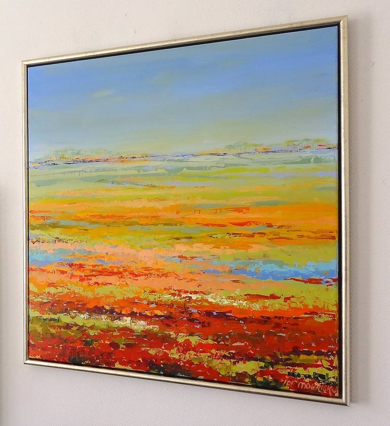 Original Abstract Landscape Painting by IneLouise Mourick