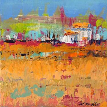 Original Abstract Landscape Paintings by IneLouise Mourick