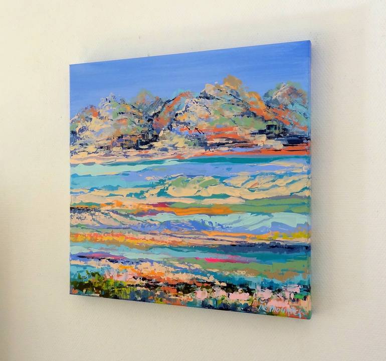 Original Abstract Landscape Painting by IneLouise Mourick