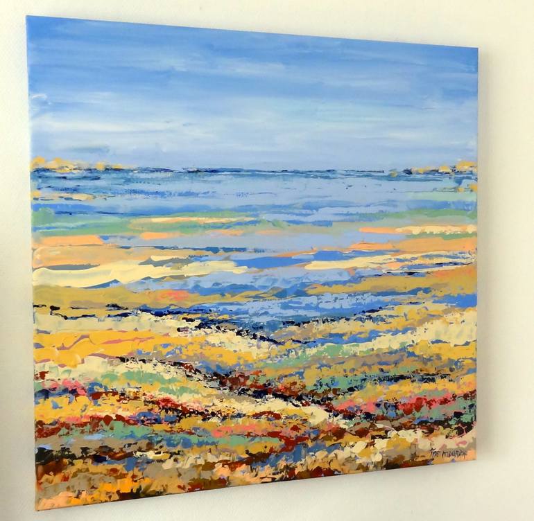 Original Abstract Landscape Painting by Inelouise Mourick