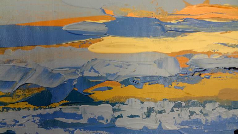 Original Abstract Landscape Painting by Inelouise Mourick