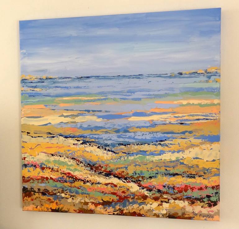 Original Abstract Landscape Painting by Inelouise Mourick