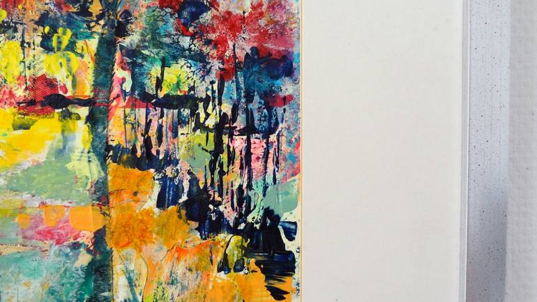 Original Abstract Landscape Painting by Inelouise Mourick