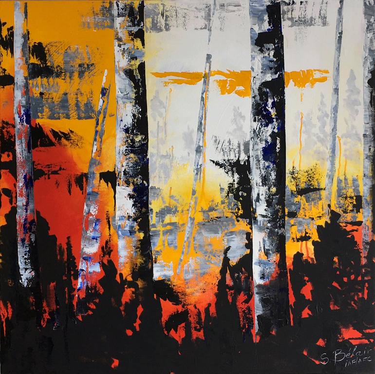 Golden Watch Painting by Suzanne Belair | Saatchi Art