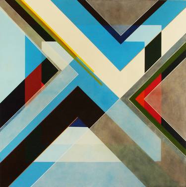 Original Geometric Painting by Cetin Erokay