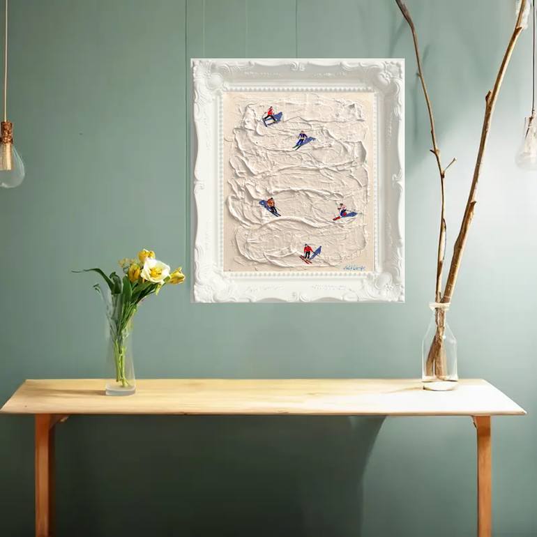 Original Abstract Sports Painting by Juli Lampe