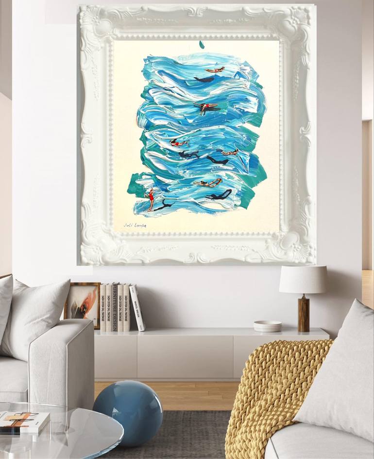 Original Contemporary Abstract Painting by Juli Lampe