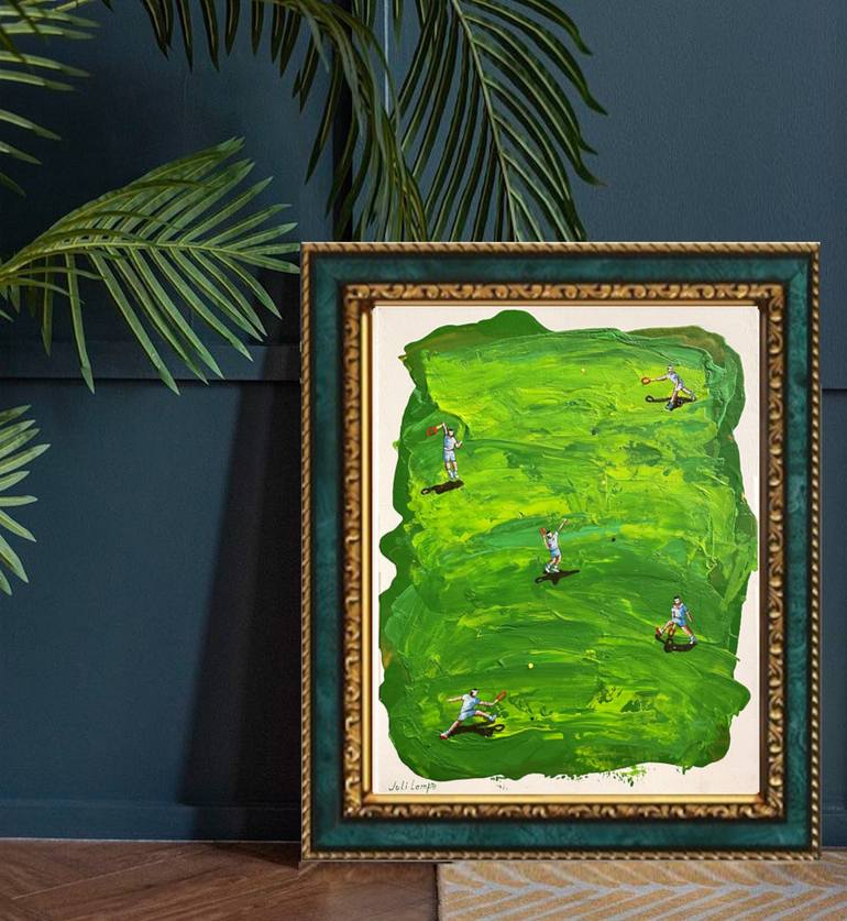 Original Abstract Expressionism Abstract Painting by Juli Lampe