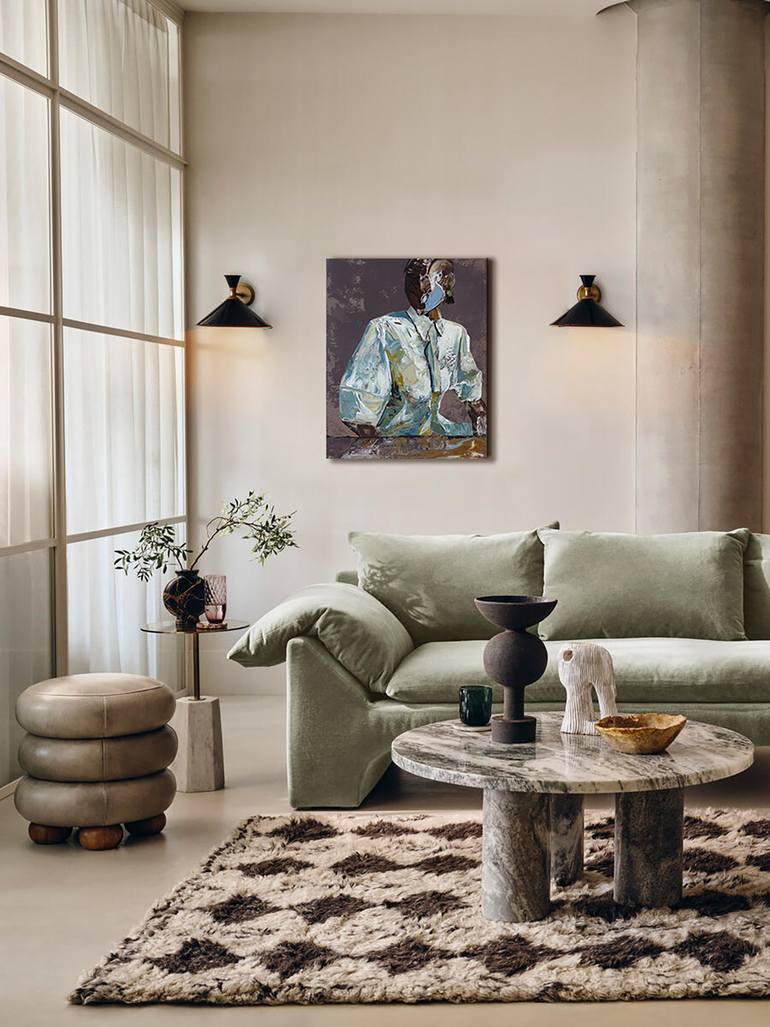 Original Contemporary People Painting by Anna Sudbina