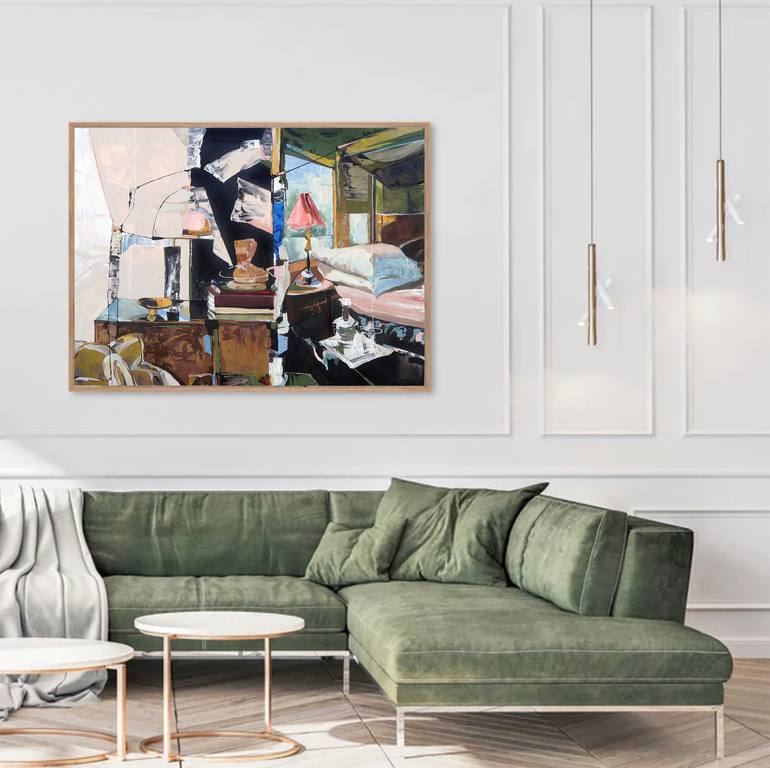 Original Abstract Expressionism Abstract Painting by Anna Sudbina