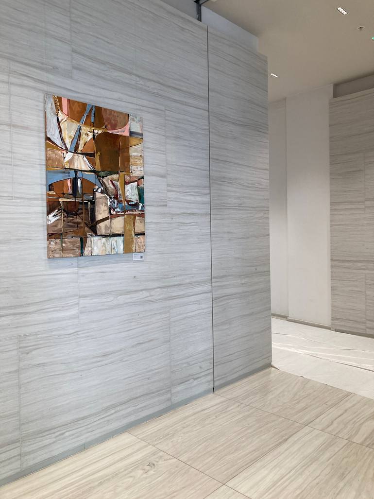 Original Abstract Expressionism Abstract Painting by Anna Sudbina