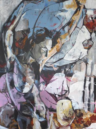Print of Abstract Expressionism Classical mythology Paintings by ANNA SUDBINA