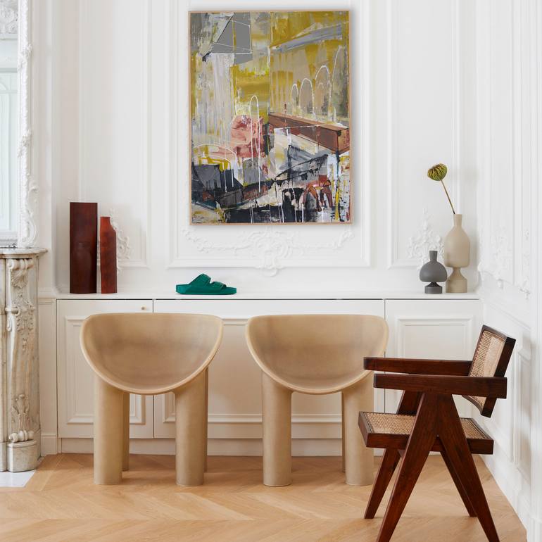 Original Abstract Expressionism Abstract Painting by Anna Sudbina