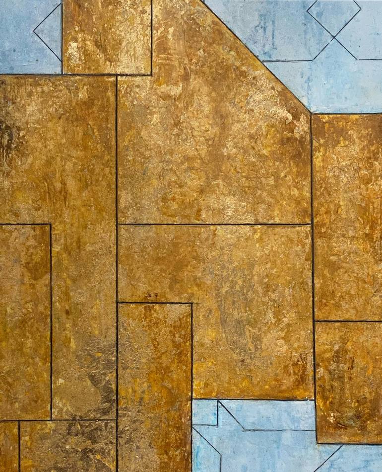Original Abstract Geometric Painting by Stephen Cimini