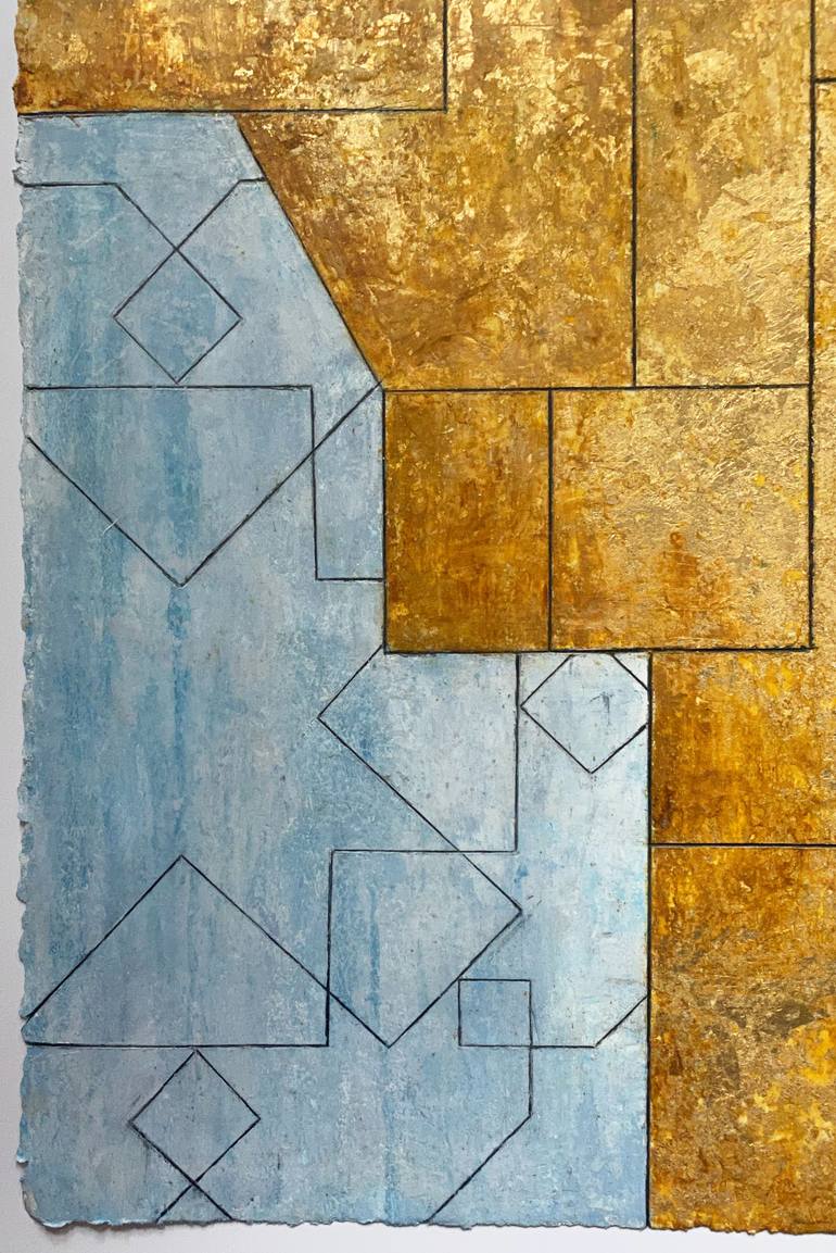 Original Abstract Geometric Painting by Stephen Cimini