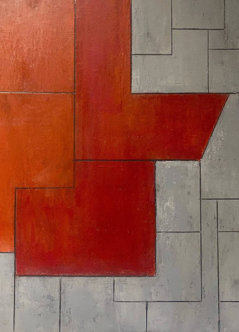 Original Geometric Painting by stephen cimini