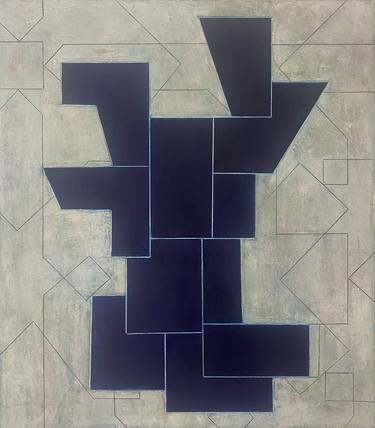 Original Abstract Geometric Paintings by Stephen Cimini