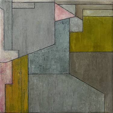 Original Geometric Abstract Painting by stephen cimini