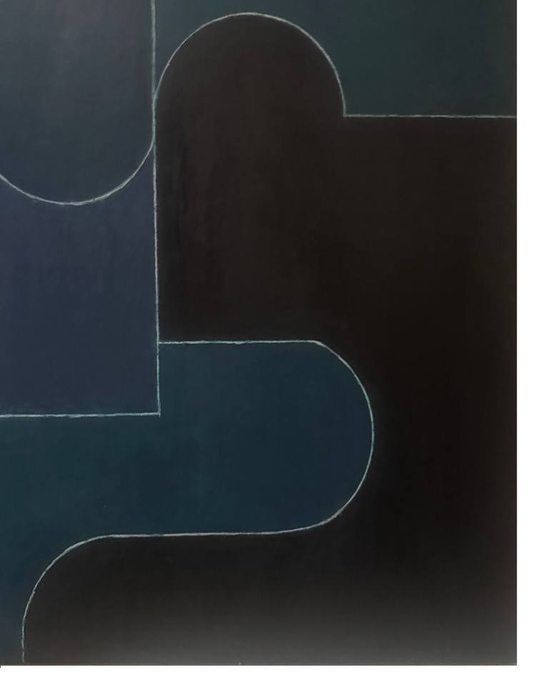 Original Geometric Abstract Painting by Stephen Cimini