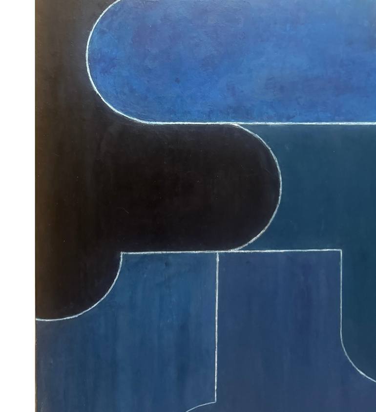 Original Geometric Abstract Painting by Stephen Cimini