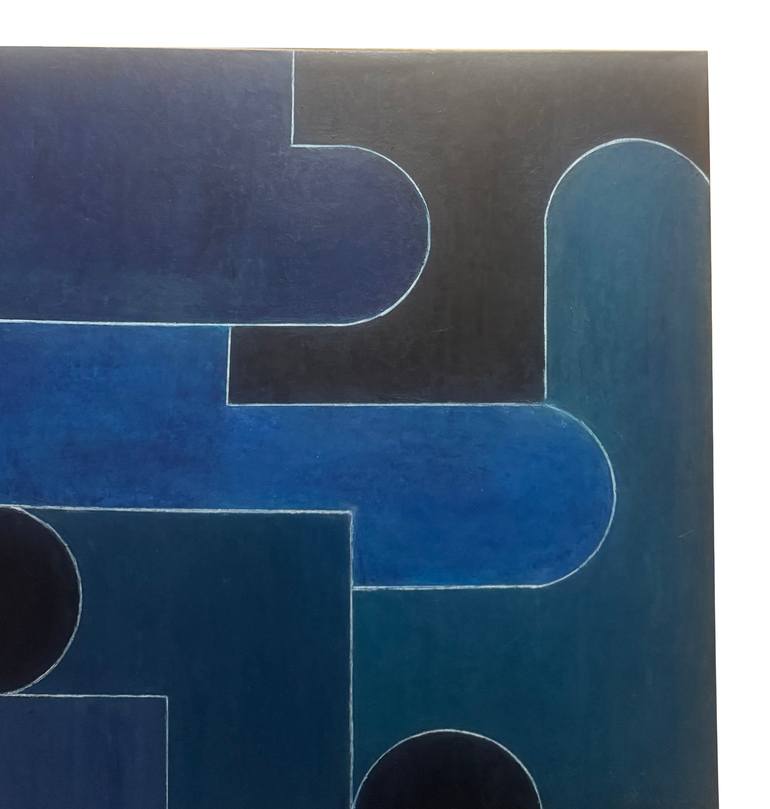 Original Geometric Abstract Painting by Stephen Cimini