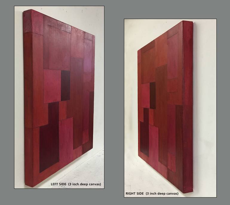 Original Geometric Painting by stephen cimini